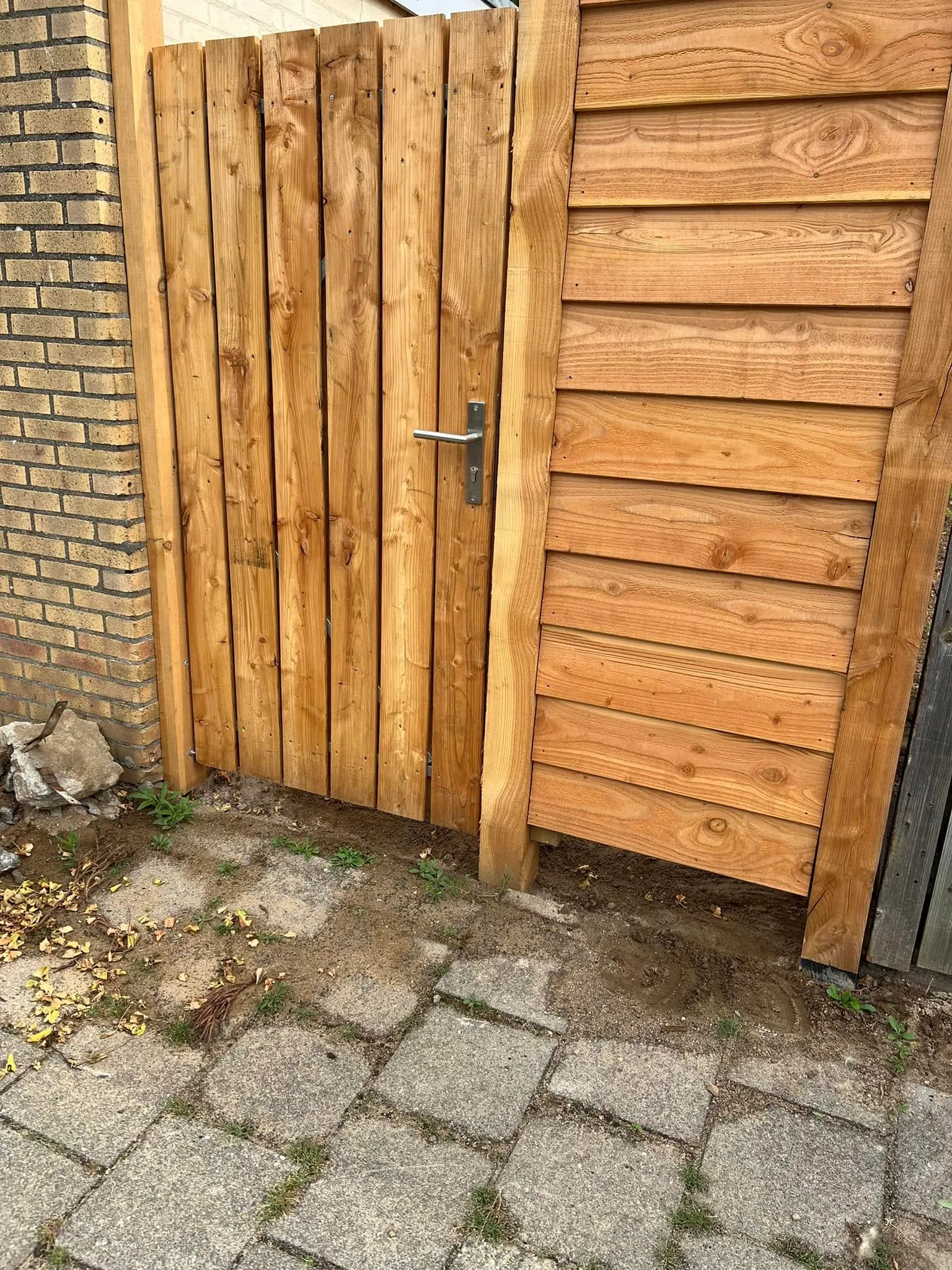Houten poortdeur op maat