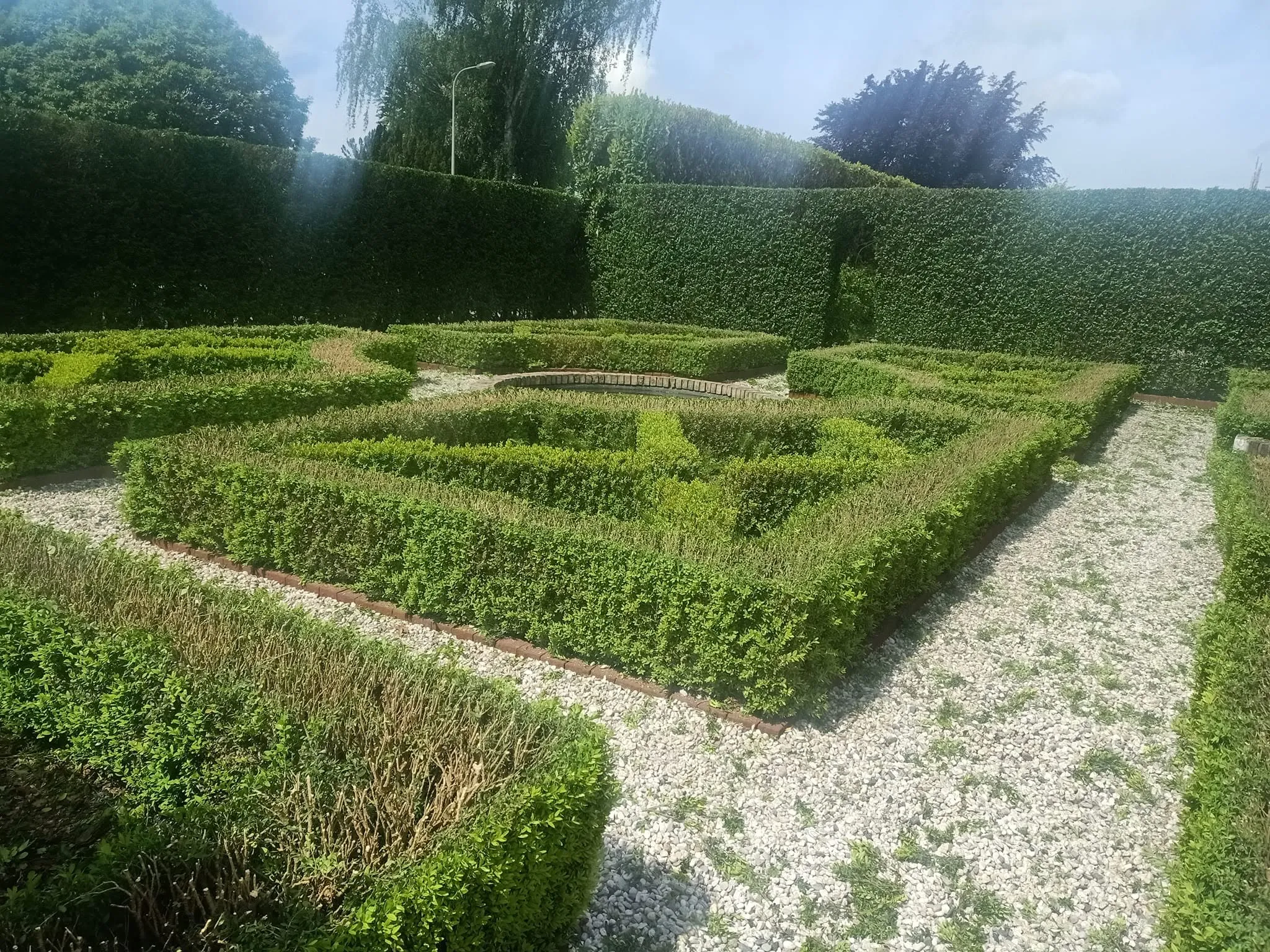 Formele tuin met buxushagen