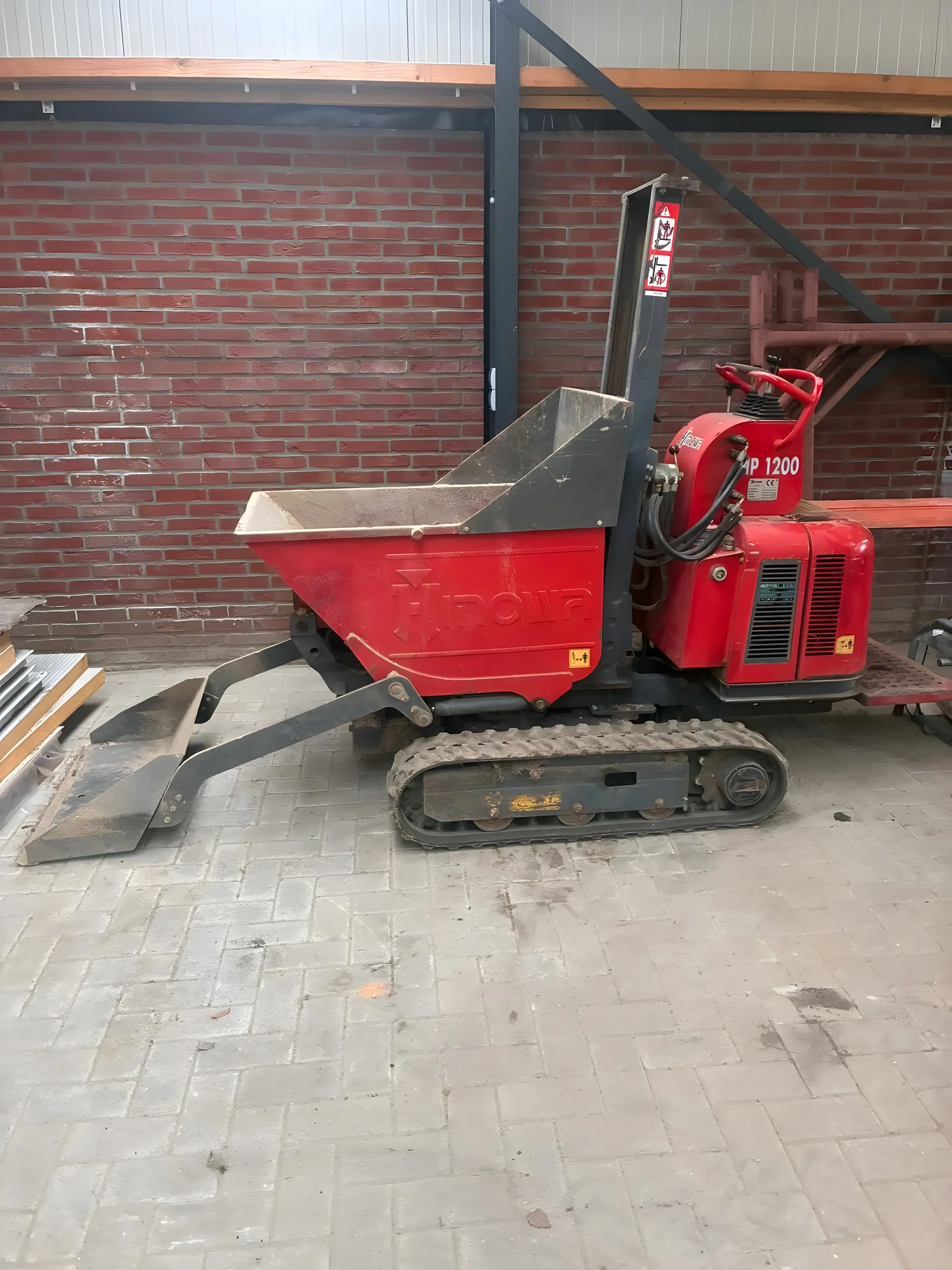 Rupsdumper op de klus
